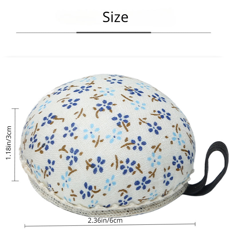 Circular Pin Insert Bag Sewing Needle Storage Device Random Pattern