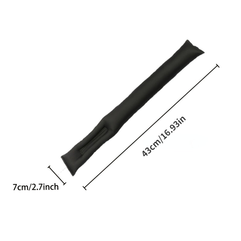 1PCS Car Seat Filler Pocket Soft Pad Pu Side Seam Plug Leak proof Filling Strip