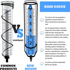 Adjustable Height Rain Gauge Anti freezing 17 Capacity For Outdoor
