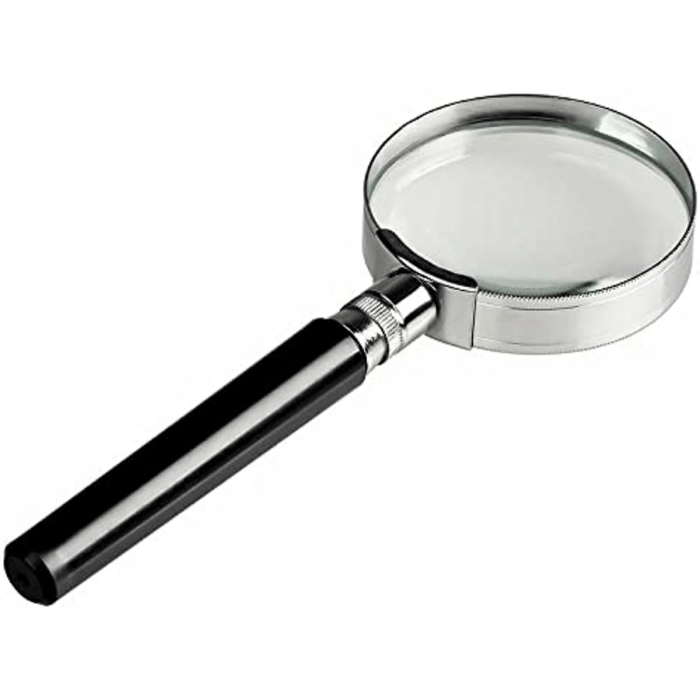 10X Magnification Handheld Magnifier Magnifying Glass Handle Low Vision Aid