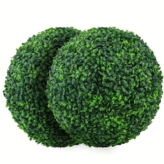 Artificial Grass Ball Boxwood Outdoor Decor Fall Wedding Garden