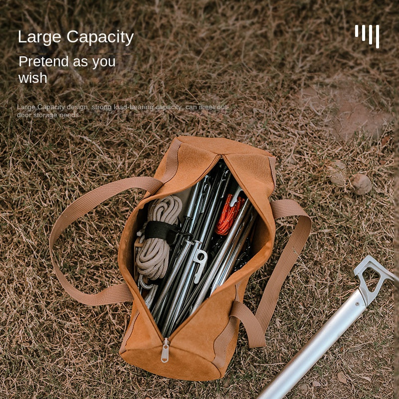 Camping Storage Bag Wind Rope Ground Nail Bag
