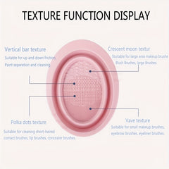 Makeup Brush Cleaning Mat & Drying Net Set
