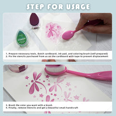 Exotic Style DIY Layering Stencil for Embossing & Paper Cards
