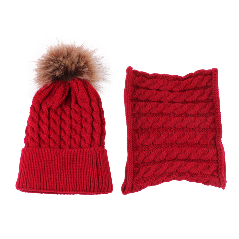 Baby Hat & Scarf Set for Winter & Autumn