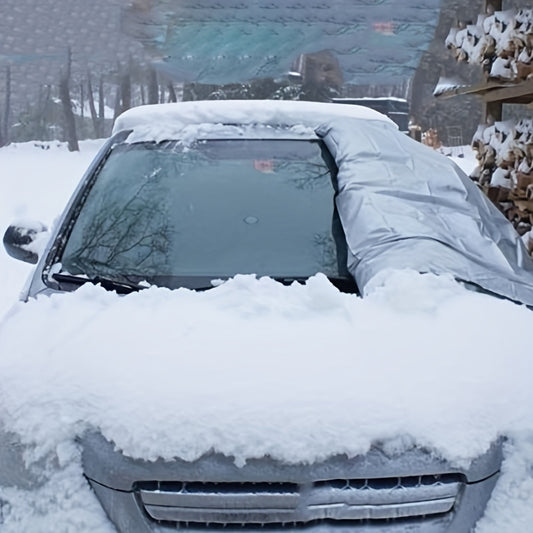 Foldable Windshield Cover for Snow and Sun Protection
