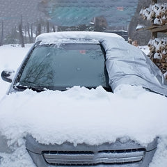 Foldable Windshield Cover for Snow and Sun Protection