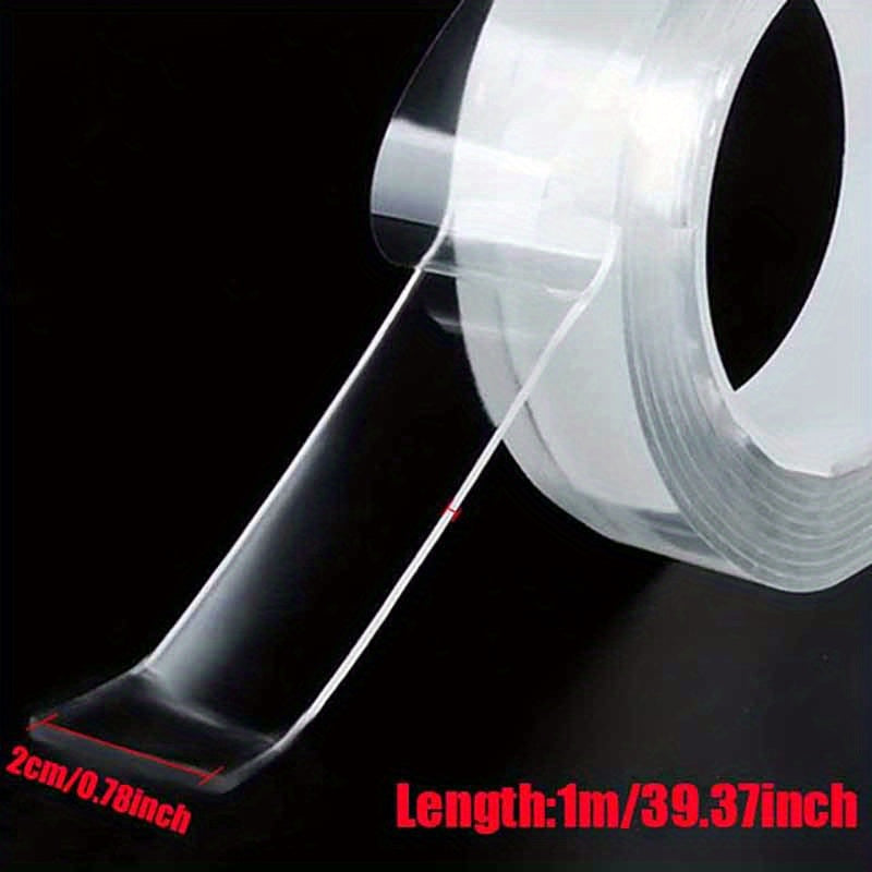 Transparent Nano Tape Washable Reusable Double Sided Adhesive