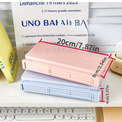 Double sided Folding Pen Box Reading Holder Pen Box Adjustable Reading Shelf