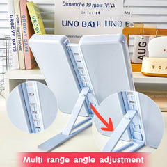 Double sided Folding Pen Box Reading Holder Pen Box Adjustable Reading Shelf