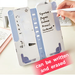 Double sided Folding Pen Box Reading Holder Pen Box Adjustable Reading Shelf