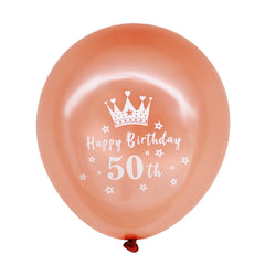 15pcs Birthday Balloons for Milestone Birthday Party Decorations