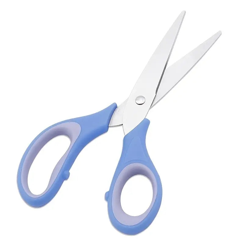 Comfort Grip Scissors with Protective Case Stainless Steel Sharp Basic Scissors