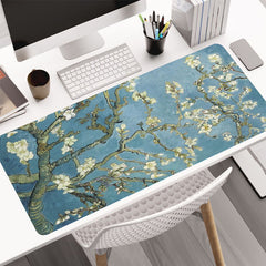 Artistic Flowers Large Mousepad HD Keyboard Pad Mouse Mat