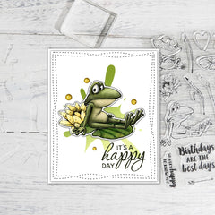 Grinding splashing Shaped Background Frame Decoration Stencil