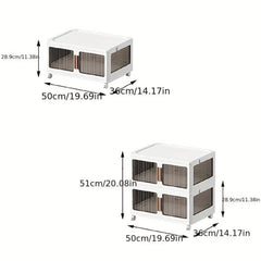 1 Layer Plastic Shoes Storage Drawer Closet Organizers Storage Bins