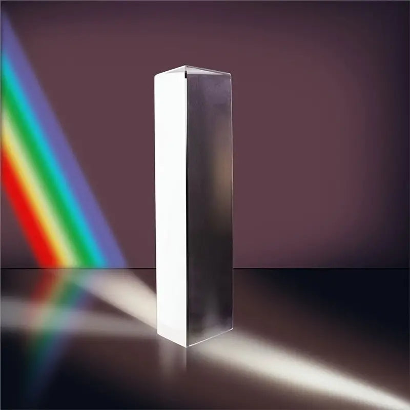 Optical Glass Triangle Prism for Physics Spectrum Teaching