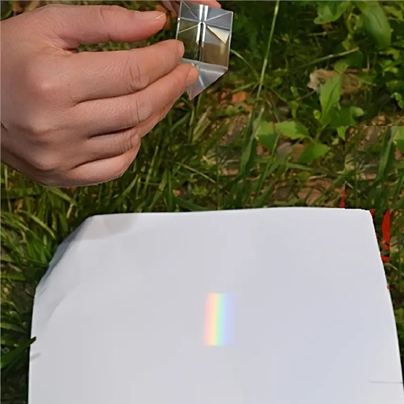 Optical Glass Triangle Prism for Physics Spectrum Teaching