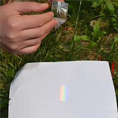 Optical Glass Triangle Prism for Physics Spectrum Teaching