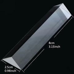 Optical Glass Triangle Prism for Physics Spectrum Teaching