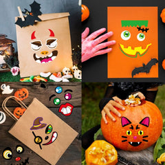 Halloween Pumpkin Expression Pack Sticker Set