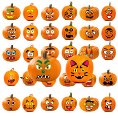 Halloween Pumpkin Expression Pack Sticker Set