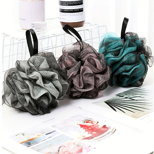 Double Layer Bath Ball Shower Loofahs Enrich Foam Exfoliate Skin