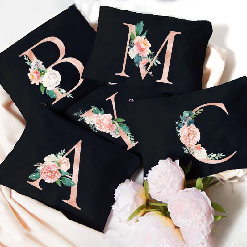 Women Bridesmaid Make Up Case Cosmetic Bag