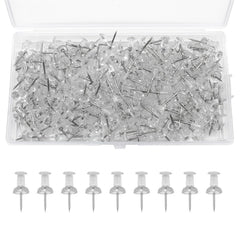 200pcs Push Pin Calendar Cork Board Reusable Thumb Tacks with Storage Box
