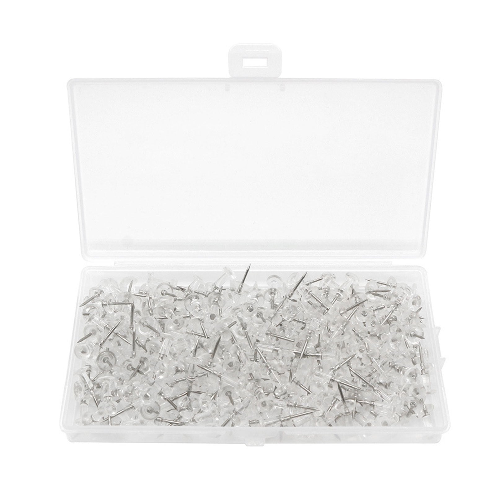 200pcs Push Pin Calendar Cork Board Reusable Thumb Tacks with Storage Box