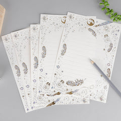 Vintage Stationary Paper And Envelopes Set