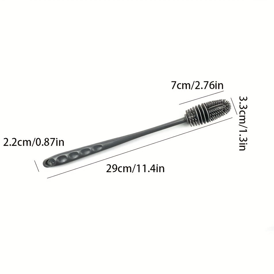 Long Handle Silicone Bottle Brush for Easy Cup and Bottle Cleaning