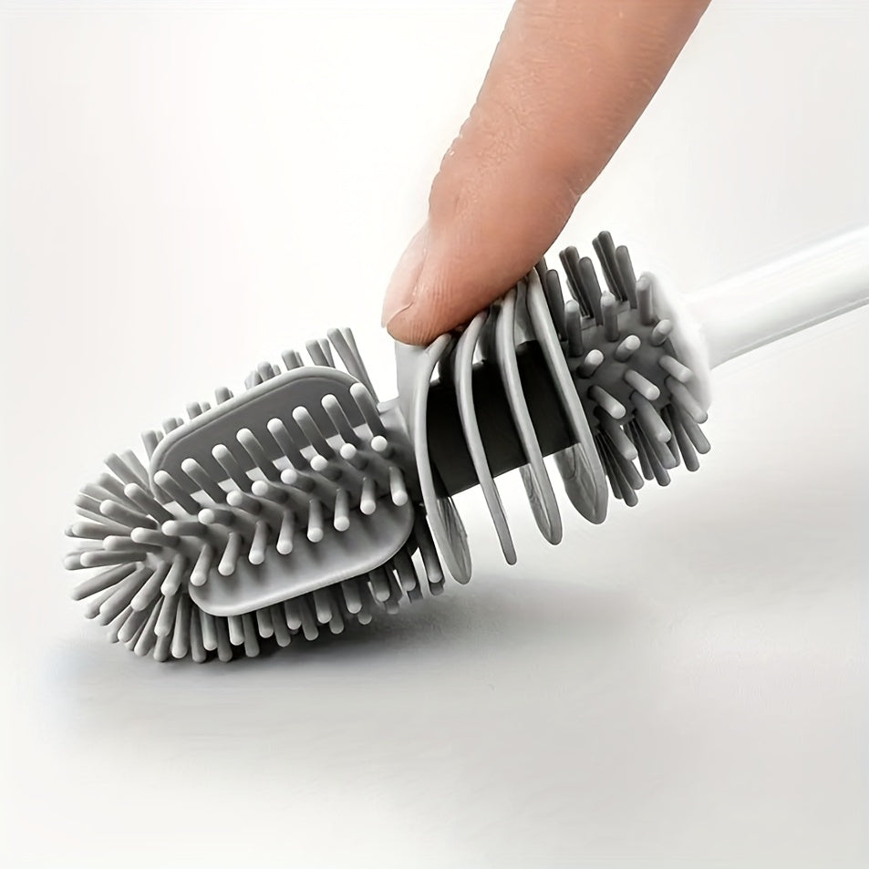 Long Handle Silicone Bottle Brush for Easy Cup and Bottle Cleaning
