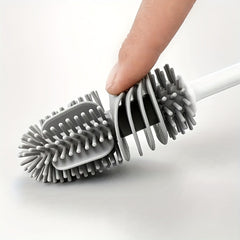 Long Handle Silicone Bottle Brush for Easy Cup and Bottle Cleaning