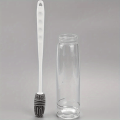 Long Handle Silicone Bottle Brush for Easy Cup and Bottle Cleaning