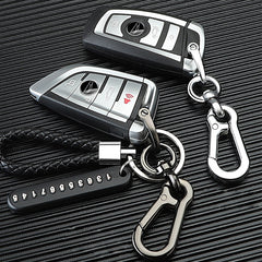 Anti Lost Car Keychain Phone Card Keyring Rope Auto Key Chain Holder