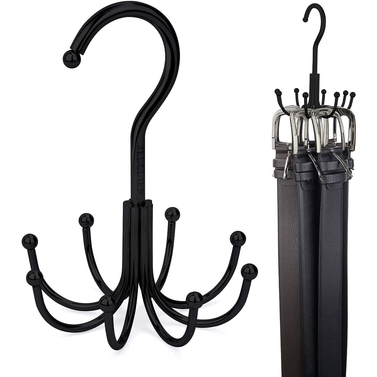 Belt Hanger Belt Rack Closet Accessories Organizer 24 Storage Capacity