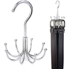 Belt Hanger Belt Rack Closet Accessories Organizer 24 Storage Capacity