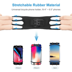 Bike Silicone Phone Holder 360&deg; Rotation Cycling Accessory