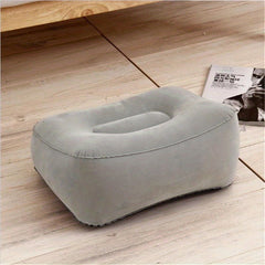 Inflatable Foot Rest Pillow For Travel Office Home Soft PVC Cushion