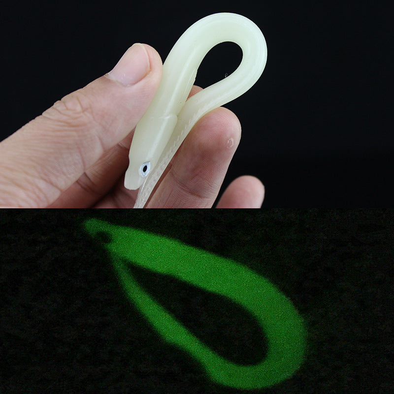 1pc 6 3g Long Tail Soft Fishing Lure 5 51inch 0 22oz Bionic PVC Wobbler Bait