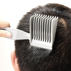 Professional Haircut Kit for Men Barber Fade Combs Set With Scis