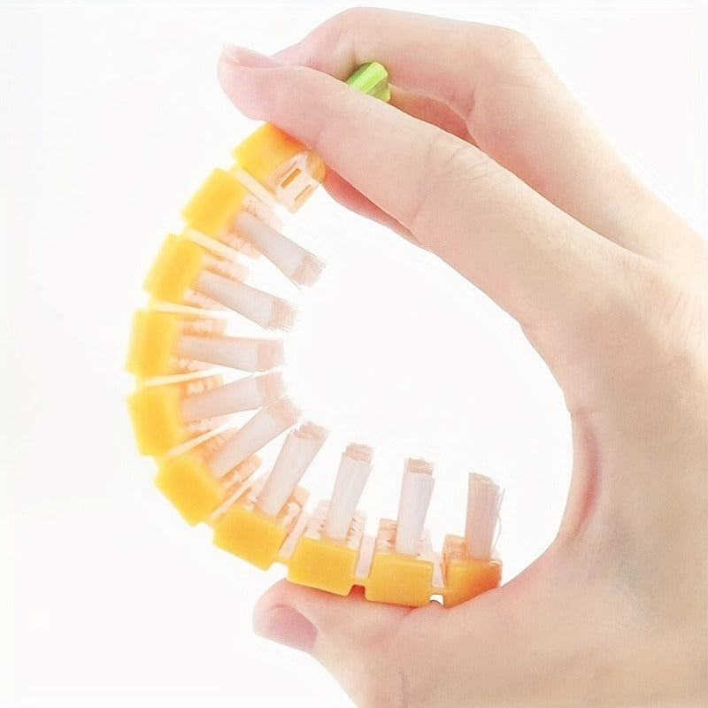 2pcs Vegetable Brush Fruit Cleaning MultiFunctional Carrot Cleaning Brush