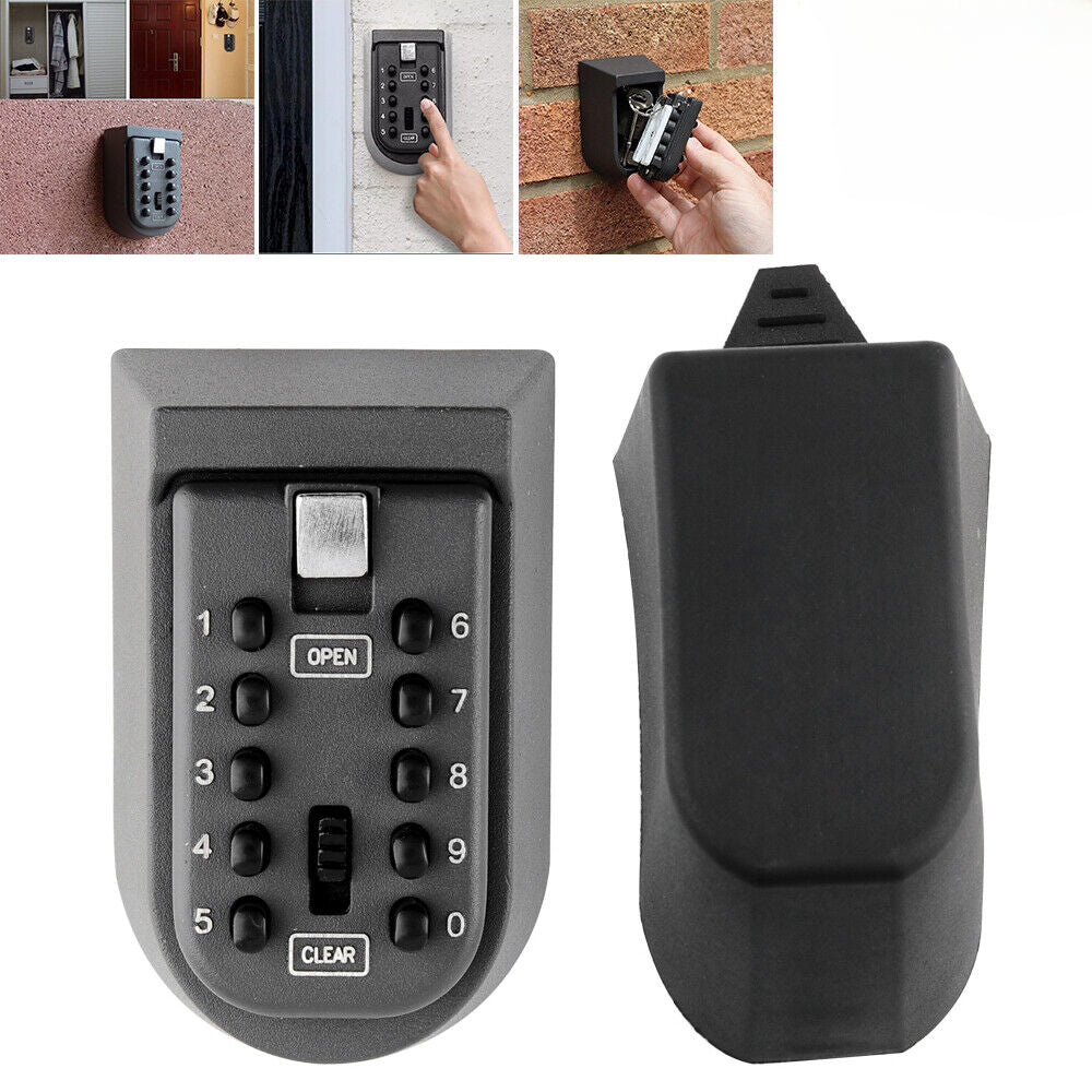 Key Lock Box Wall Mounted Combination Safe Storage Security Lock Box