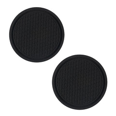 2pcs Colorful Car Cup Holder Anti Slip Coasters PVC Car Coasters