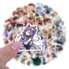 60pcs Anime Stickers Pack Vinyl Waterproof Stickers For Water Bottles