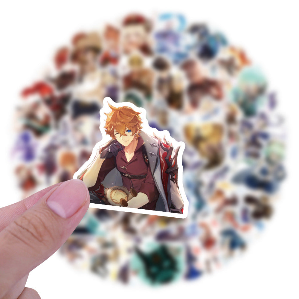 60pcs Anime Stickers Pack Vinyl Waterproof Stickers For Water Bottles