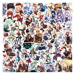 60pcs Anime Stickers Pack Vinyl Waterproof Stickers For Water Bottles