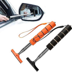 Telescopic Auto Mirror Squeegee Cleaner - Retractable Glass Clean