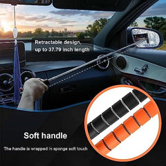 Telescopic Auto Mirror Squeegee Cleaner - Retractable Glass Clean